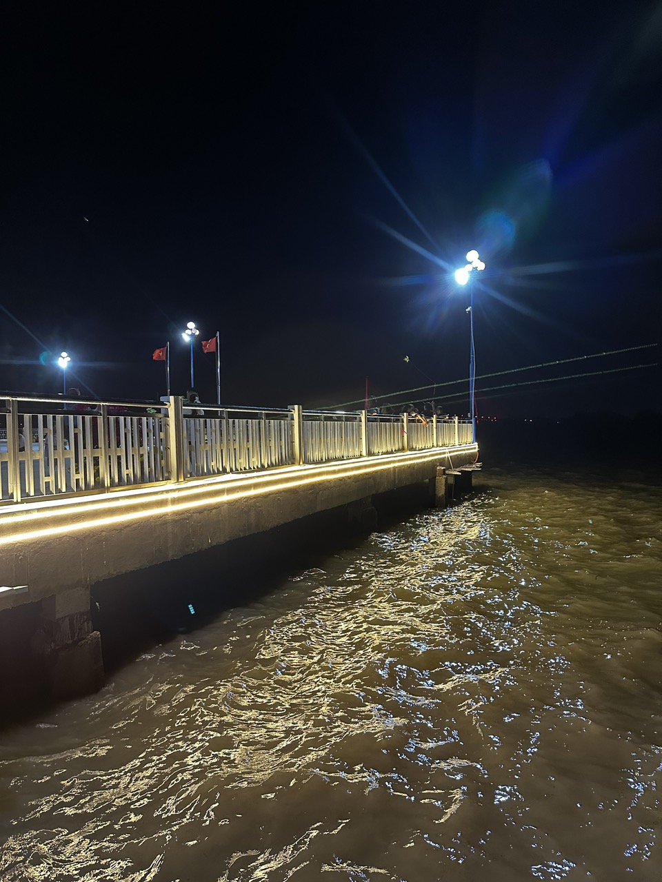 đèn led trang trí tại bờ kè quảng trường tây đô - cần thơ